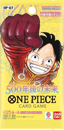 One Piece Card Game OP-07 500 Years in The Future Booster Pack 6 Cards