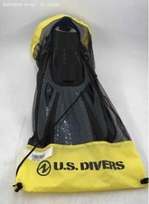 États-Unis Palmes Divers Unisexe Adultes Gris Noir Sports Nautiques Snorkeling dans Sac