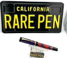 PARKER DUOFOLD CENTENNIAL CUSTOM EBONITE Fountain Pen 18K MED #83 Nib MINT