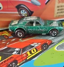 Hot Wheels Heavy Chevy Green Redlines 1:64 Diecast Car 1969 Redline Wheels