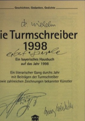 Der Turmschreiber Kalender: Ein bayerisches Hausbuch auf das Jahr 1998 (SIGNIERT