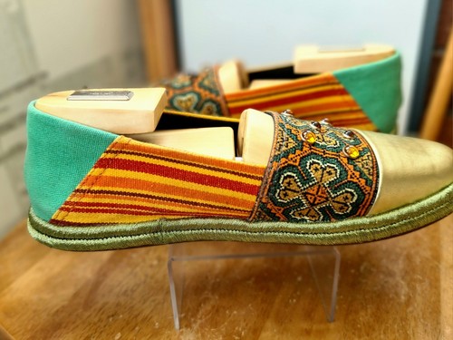 Geox Respira Damen Ethno Style Espadrilles Schuhe Größe UK7,5 EU41 - Bild 8 von 17