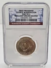 US USA 2007 D First President George Washington $ 1 NGC Brilliant UNC One Dolla