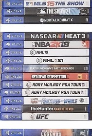 PS4 Games Sony PlayStation 4 RPG Simulation Sports Action Adventure