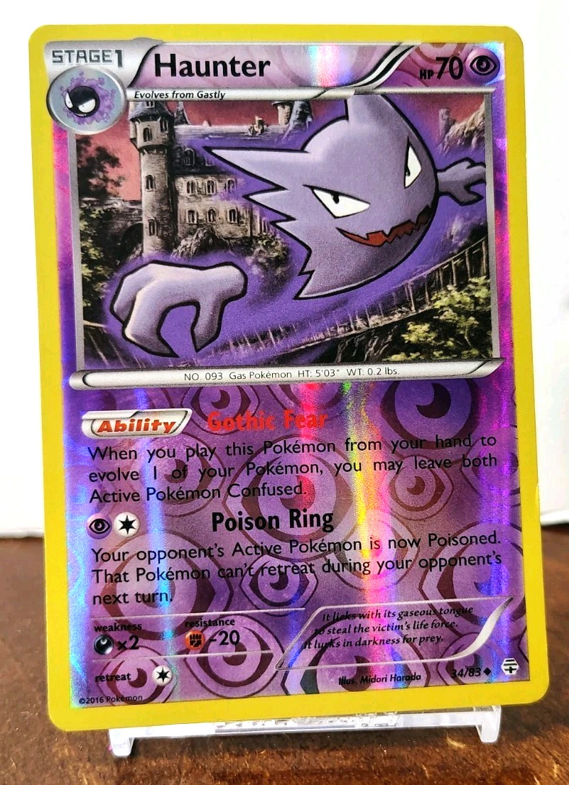 POKEMON HAUNTER 34/83 REVERSE HOLO GENERATIONS LP