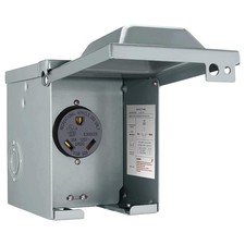 30 Amp NEMA TT-30R 125 Volt RV Power Outlet Box 30A RV EV Charger