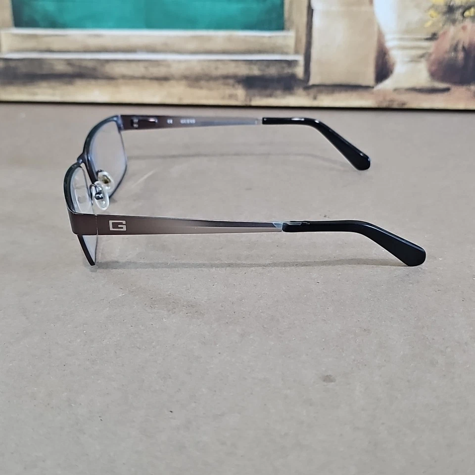 Monturas de gafas Guess solo GU 1770 marrón metal rectángulo unisex adulto 54-16-140 Foto 4 de 4