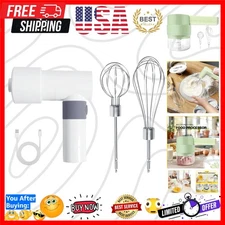 Cordless Hand Mixer | Auto-Scrape Design for Baking, Whipping, Dough | Perfec...