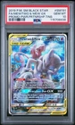 2019 POKEMON SM BLACK STAR PROMO #SM191 FULL ART/MEWTWO & MEW GX PSA 10