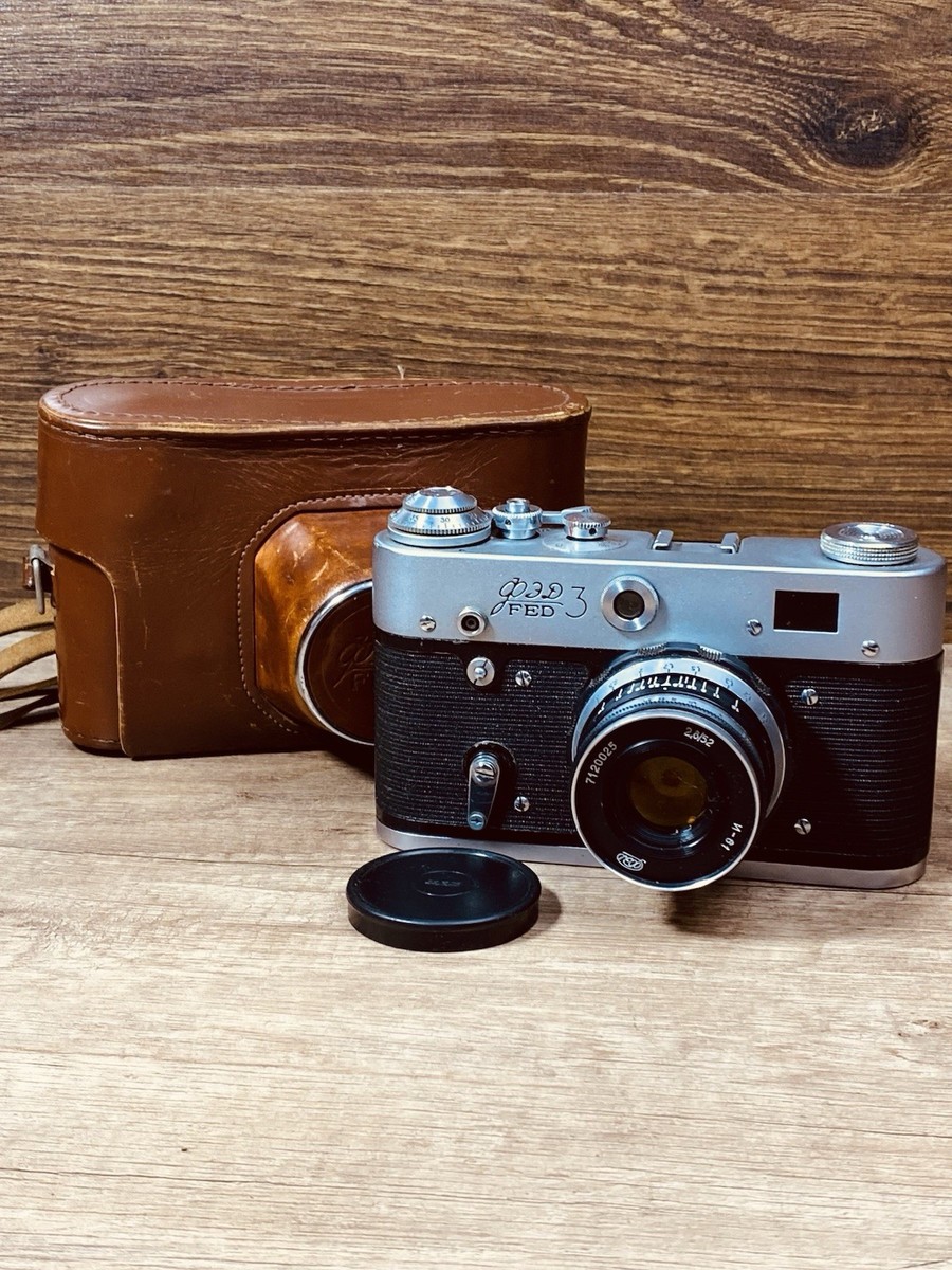 Film Camera 35 mm Fed 3 Soviet Vintage USSR Tested Industar