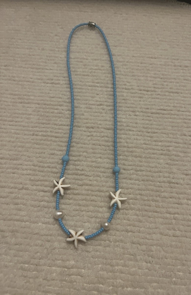 2 Sea Shell necklaces! Starfish! View 3