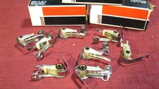New 1951-1972 Mopar ignition point lot, 8 pcs, B/W, 2421175, W/Nylon arm