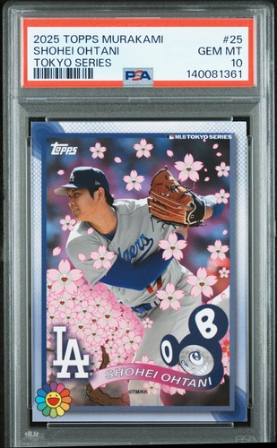 2025 TOPPS TAKASHI MURAKAMI + MLB WORLD TOUR TOKYO SERIES SHOHEI OHTANI PSA 10