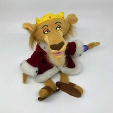 PRINCE JOHN Disney Store Bean Bag Robin Hood Plush Doll 9"