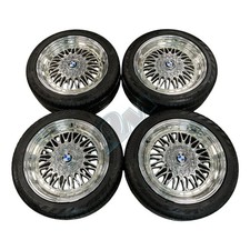 Japan Racing JR9 17" 7.5J Chrome Polished Alloy Wheel Set BMW 5x120