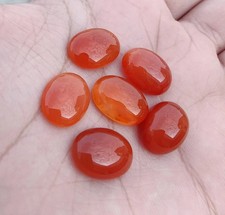 AAA Natural Carnelian Cabochon Oval Shape Loose Gemstone
