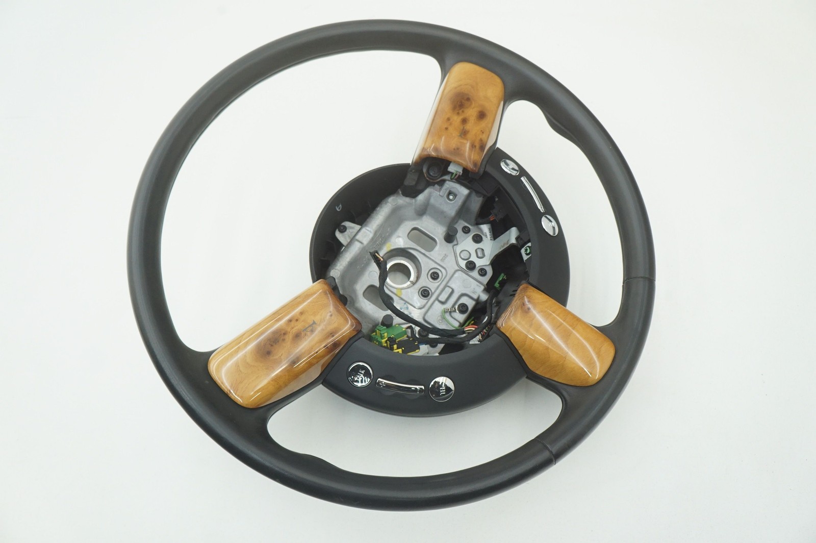 Steering Wheel Assembly Black Leather OEM 32306758635 Rolls Royce Phantom Vii 06