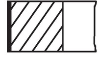 Mahle 021 82 N0 Kolbenringsatz FüR Renault, Volvo
