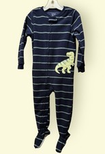 Carter's Baby  Toddler Boys Dinosaur Fleece Footie Pajama Size 3T