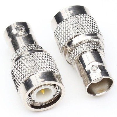 TNC Male Plug to BNC Female Jack Adapter RF coaxial Coax Adapter 2Pack