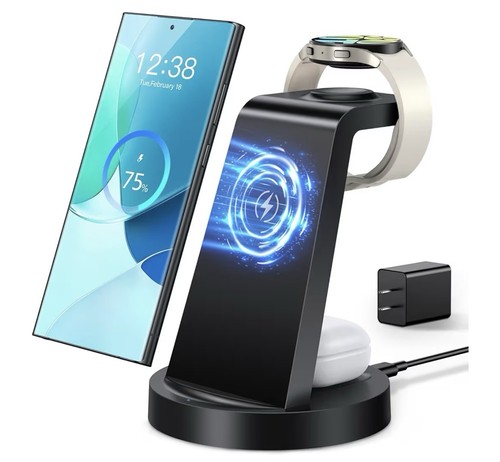 Wireless Charger for Samsung:3 in 1 Wireless Charging Station for Samsung Galaxy