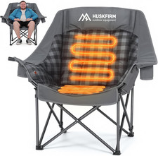 Oversized Heated Camping Chair Fully Thick Padded Camping Chair for Adults 3 Lev
