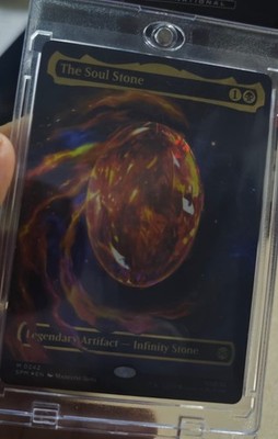 MTG ソウル・ストーン 英語 foil The Soul Stone (242) - [Cosmic Foil, Borderless, ] Marvel's Spider