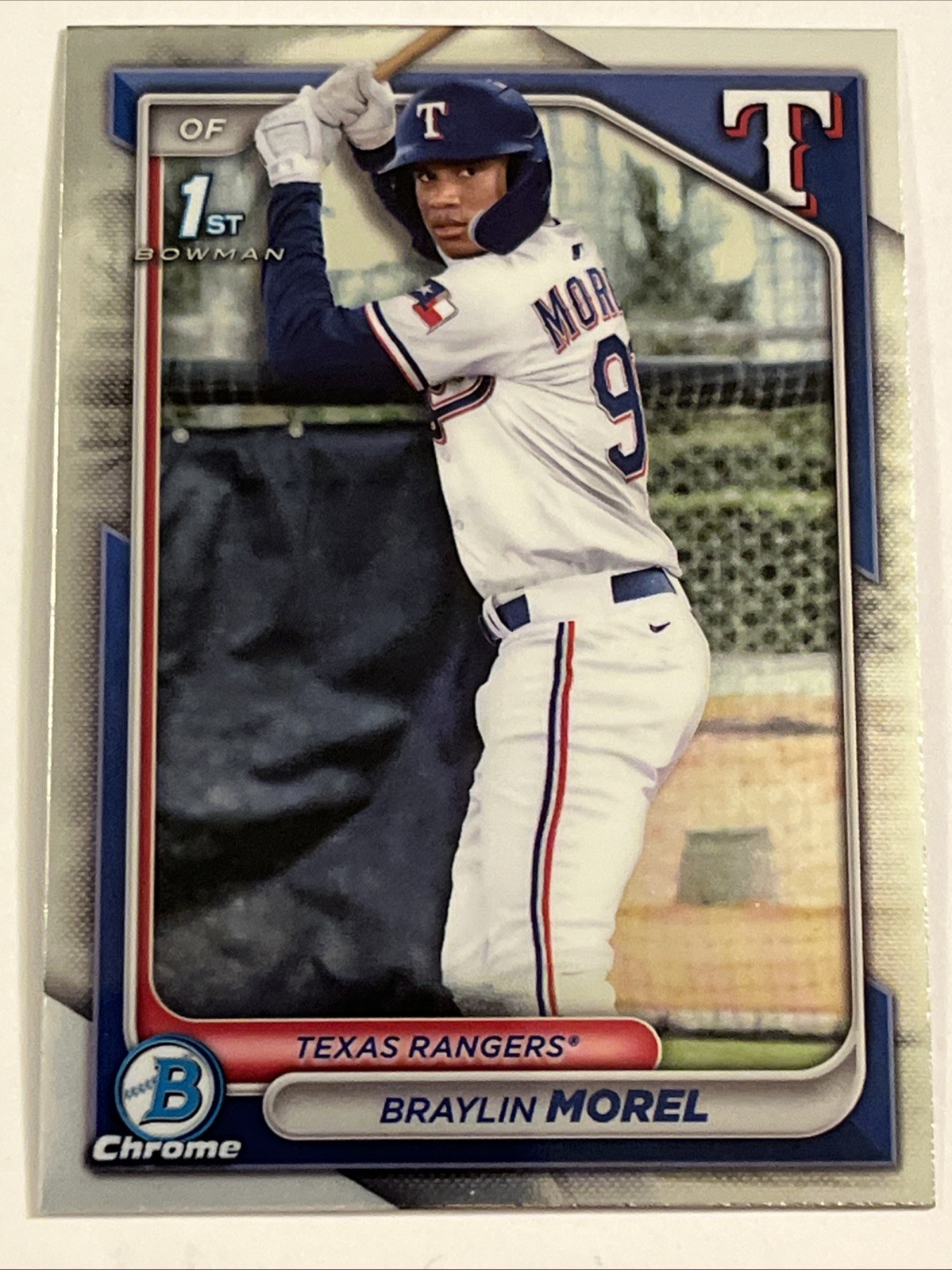 2024 Bowman Chrome Prospects 1st Bowman Braylin Morel #BCP-192