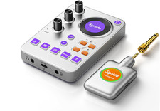 Synido Portable Guitar Audio Interface with 5...