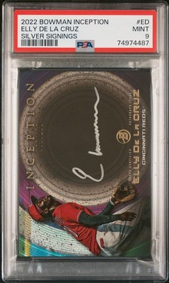2022 Bowman Inception - Silver Signings Autographs Elly De La Cruz #ISS-ED /100