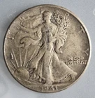 1941 Walking Liberty Silver Half Dollar | Philadelphia | Fine/VF