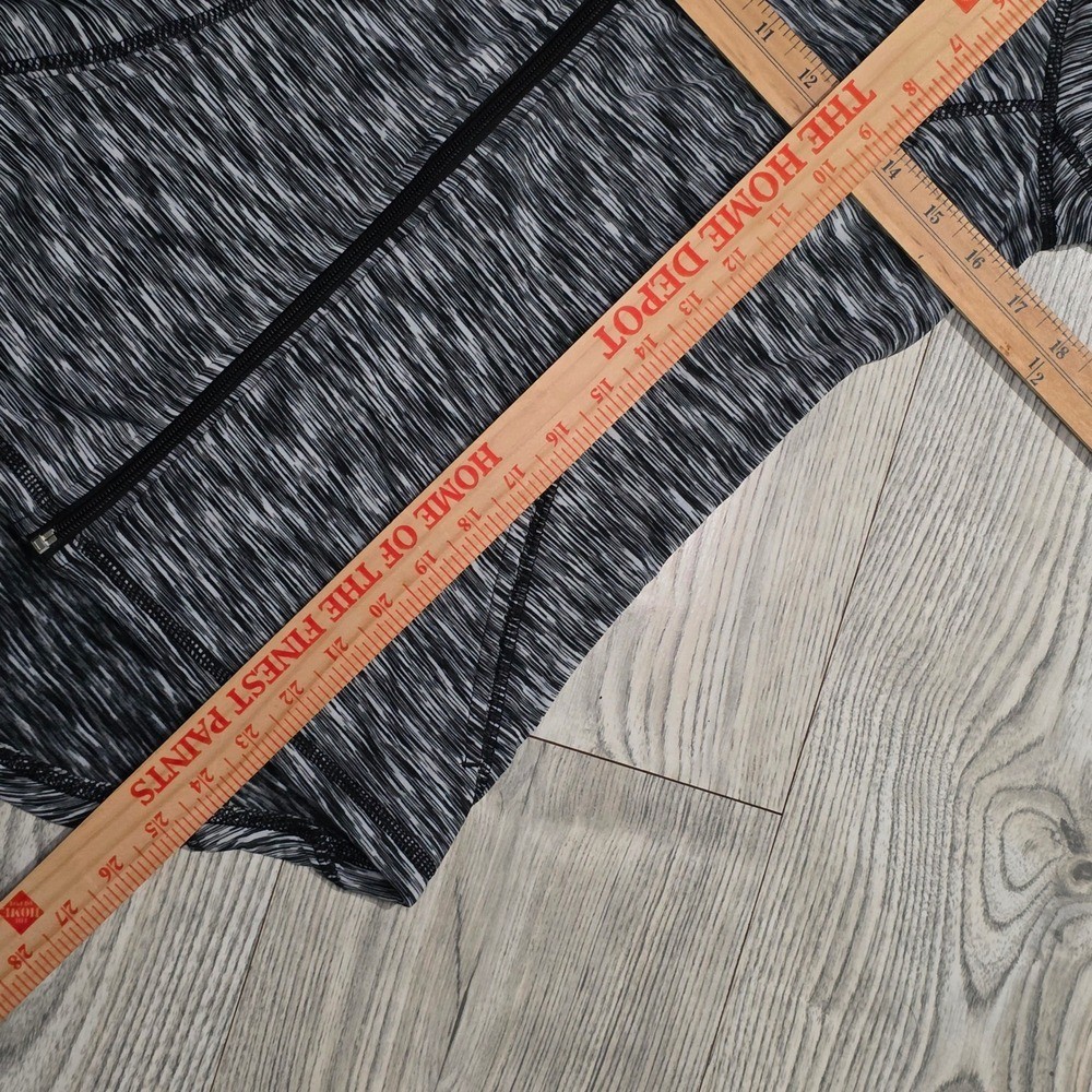 Reebok Performance Full-Zip Jacket Black White He… - image 2