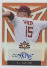 2020 Leaf Valiant Portrait Orange Prismatic 72/75 CJ Van Eyk #PA-CVE Auto 0wp8