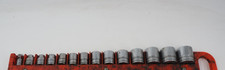 Snap-on 12 Drive Sae 6-point Socket Set 38-1-18 Accessories Tray
