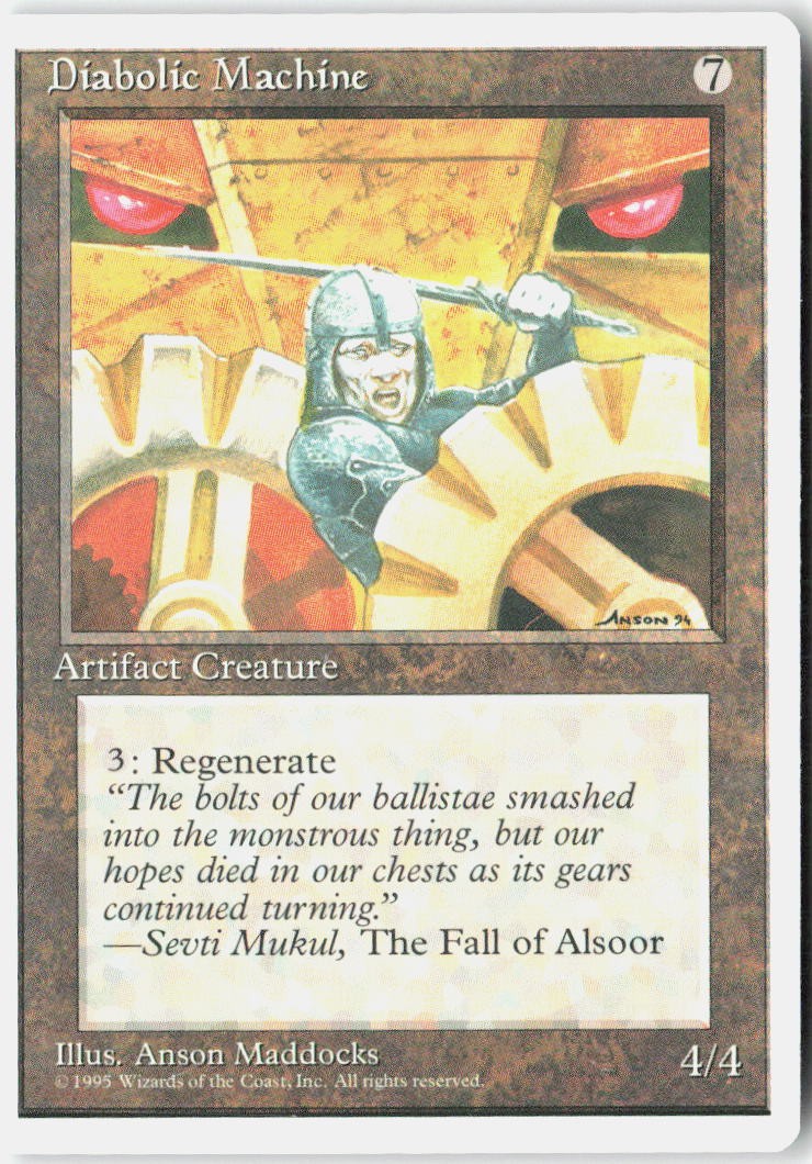 Magic - Diabolic Machine Fourth Edition [4ED - 314] NM Uncommon