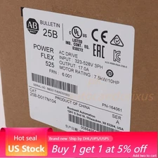 2022 Newest AB 25B-D017N104 PowerFlex 525 7.5kW 10Hp AC Drive Sealed US Free Tax