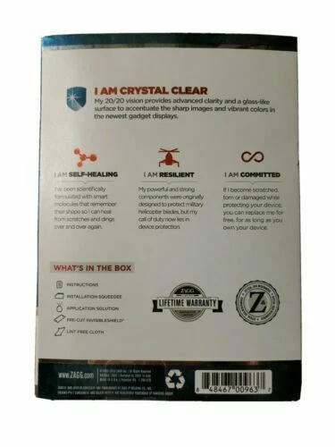 Pacote com 3 protetores de tela Zagg Invisible Shield HD para Samsung Galaxy Note 3 - Imagem 3 de 3