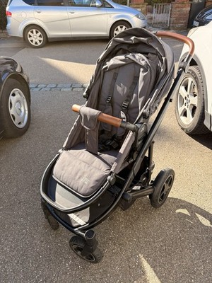 Britax Römer SMILE III Midnight Grey mit Kinderwagenaufsatz