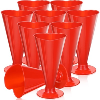 Ziliny 200 Pcs Heart Shaped Champagne Flutes 5.6 oz Valentine's Day Shot Glasses