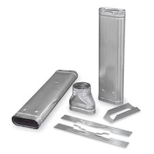Ameri-Vent 40Vk Vent Kit, 4 In Oval, Venting For Gas Heaters, Vertical
