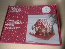 Christmas Gingerbread House Plaster Kit Craft Kit