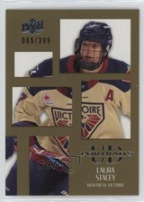 2024-25 Upper Deck PWHL UD Portraits Gold 85/399 Laura Stacey #UDP-7 5x5