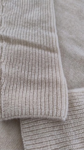 COUNTRY ROAD Sweater Knit Wool Cotton Jumper Sz XXS Rib Long Sleeve Cream BNWT - Picture 6 of 10