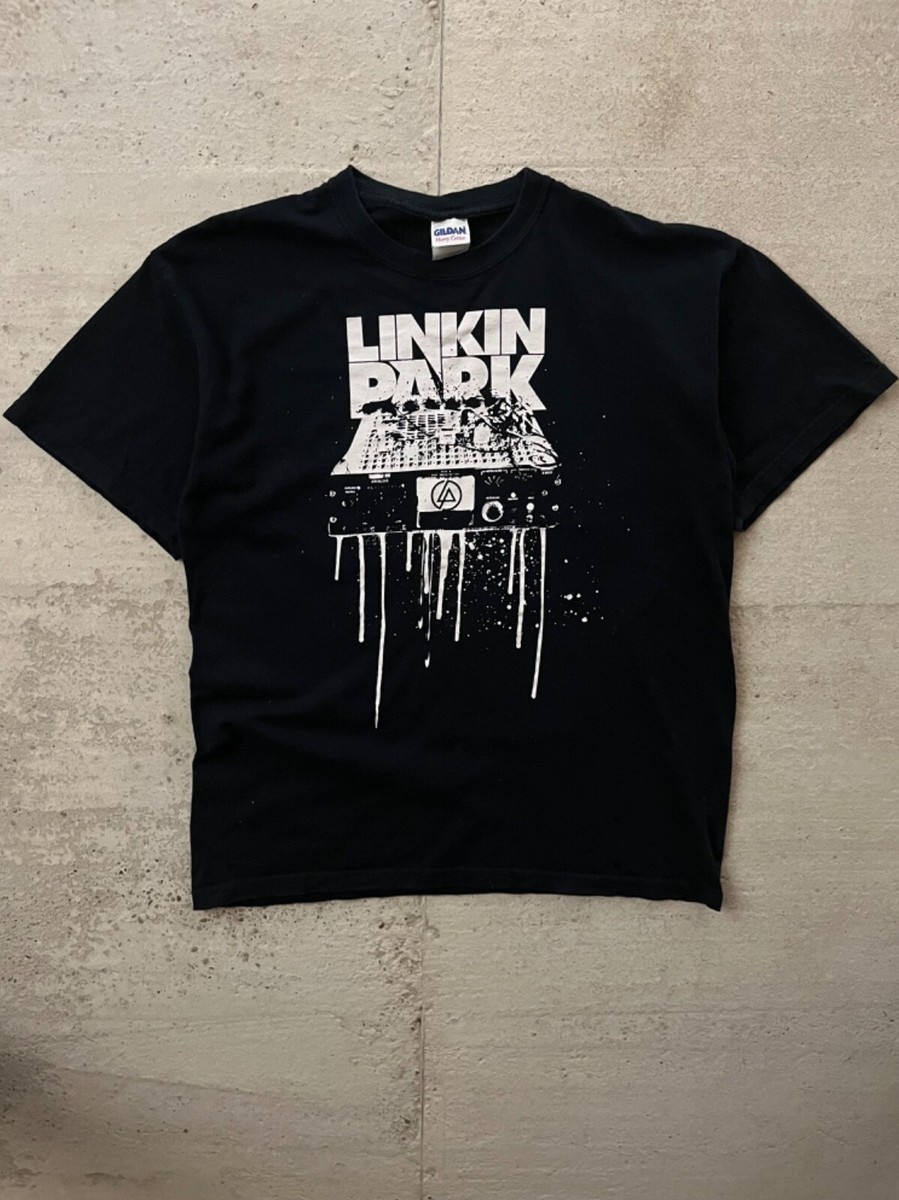 Linkin Park 2007 Band Merch Black T Shirt Tee Mens L | eBay