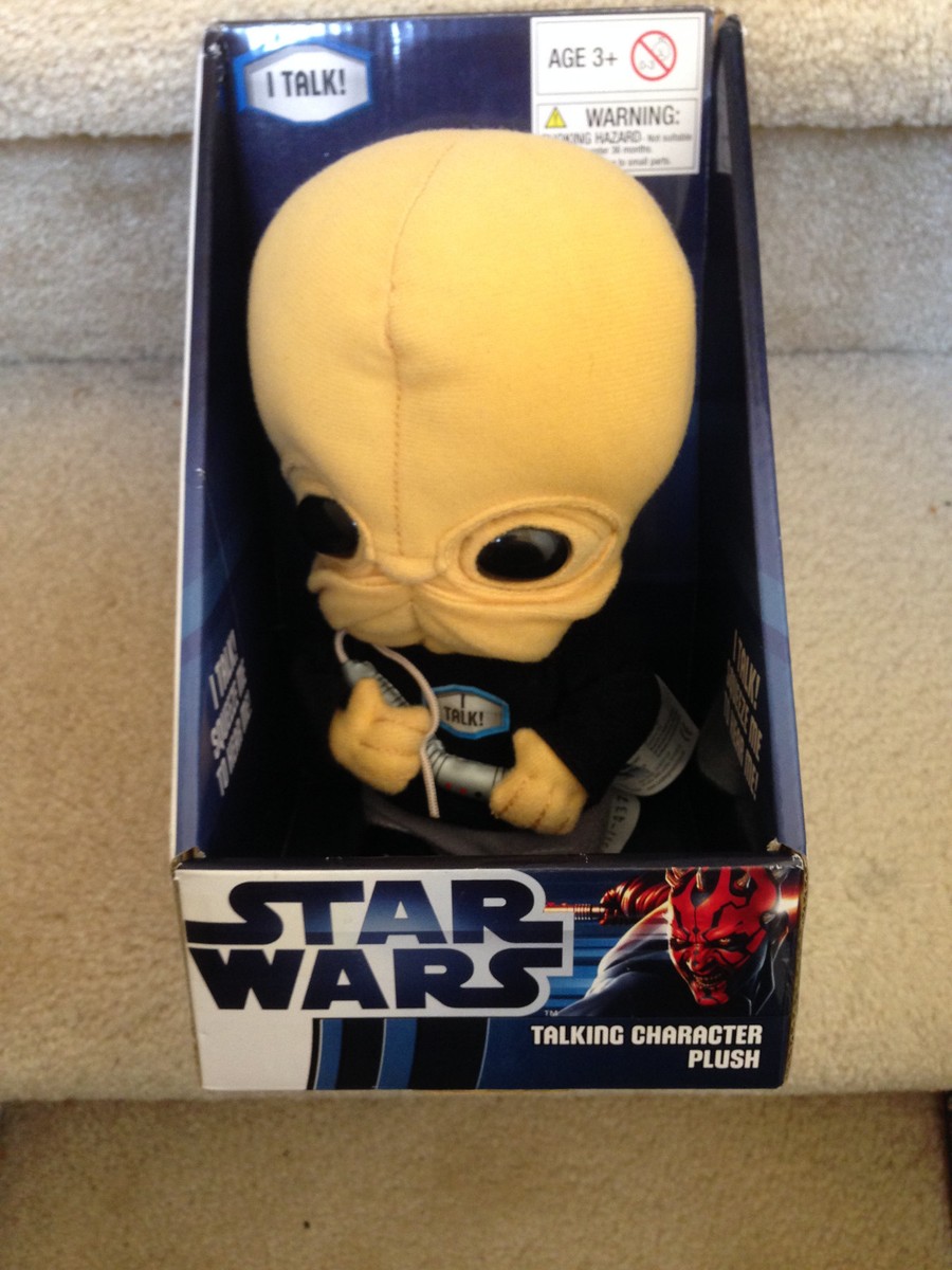 Star Wars Plush: Cantina Band Member 9 inch Talking NON-MINT Box