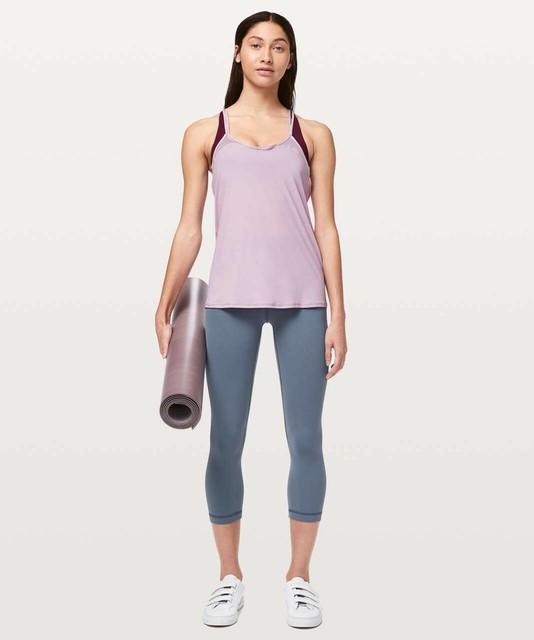 Lululemon - Sheer Lightness Tank - NWT - ANTE (light pink) - Size 6 | eBay