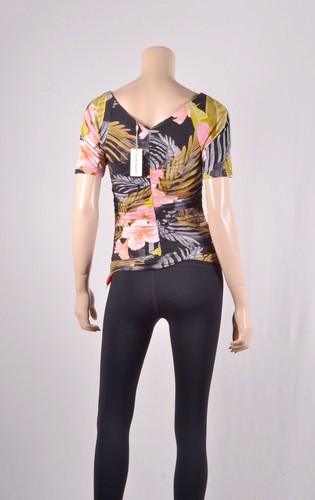 NWT $198 Favorite Daughter The Bad Decisions Ruched Crop Top In Hawaiian Clay S - Picture 5 of 5