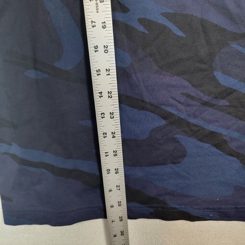 G-Star Raw Adult's Camo Print Short Sleeve T-Shirt Sz XL Blue Black Logo Tee - Picture 7 of 10
