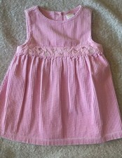 Gymboree Baby Pink Corduroy Jumper 18-24 Mos 3 Button Back Bow