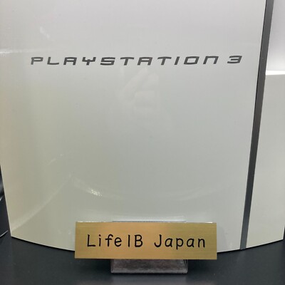 Sony PlayStation 3 PS3 80GB CECHL00 Ceramic White Console Complete